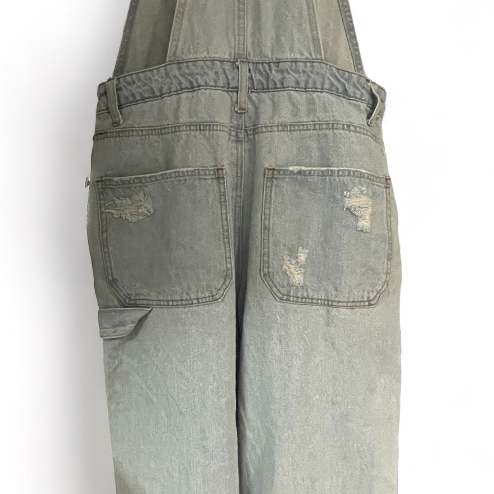 Tinseltown Rigid Ripped Overalls with Button Closures, Size XL, NWT - Picture 12 of 15